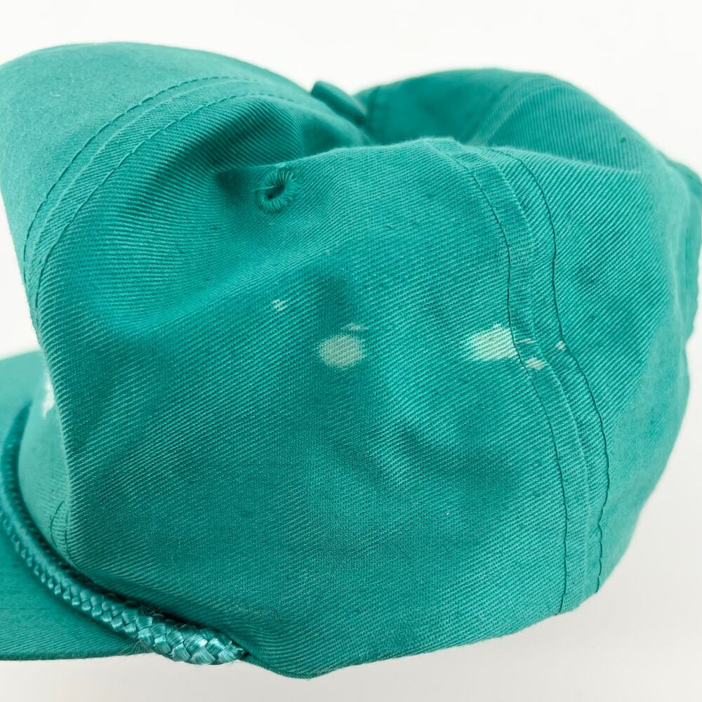90s aqua trucker hat Andersons Hattiesburg Paint 1990s vintage - Picture 7 of 7
